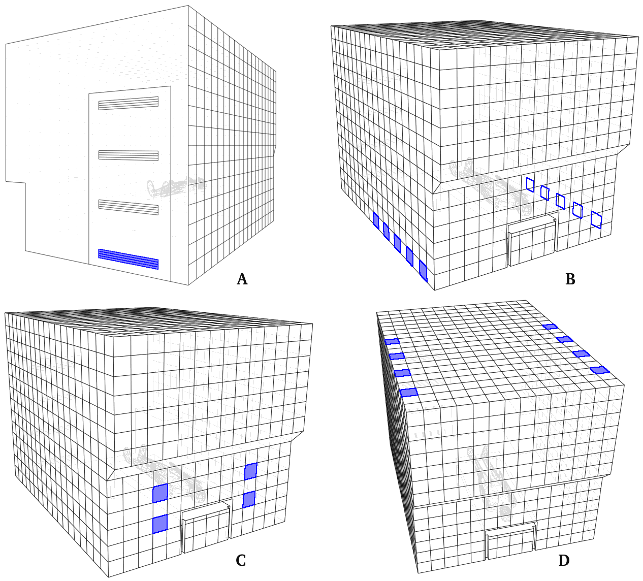 Options for supply air point placement